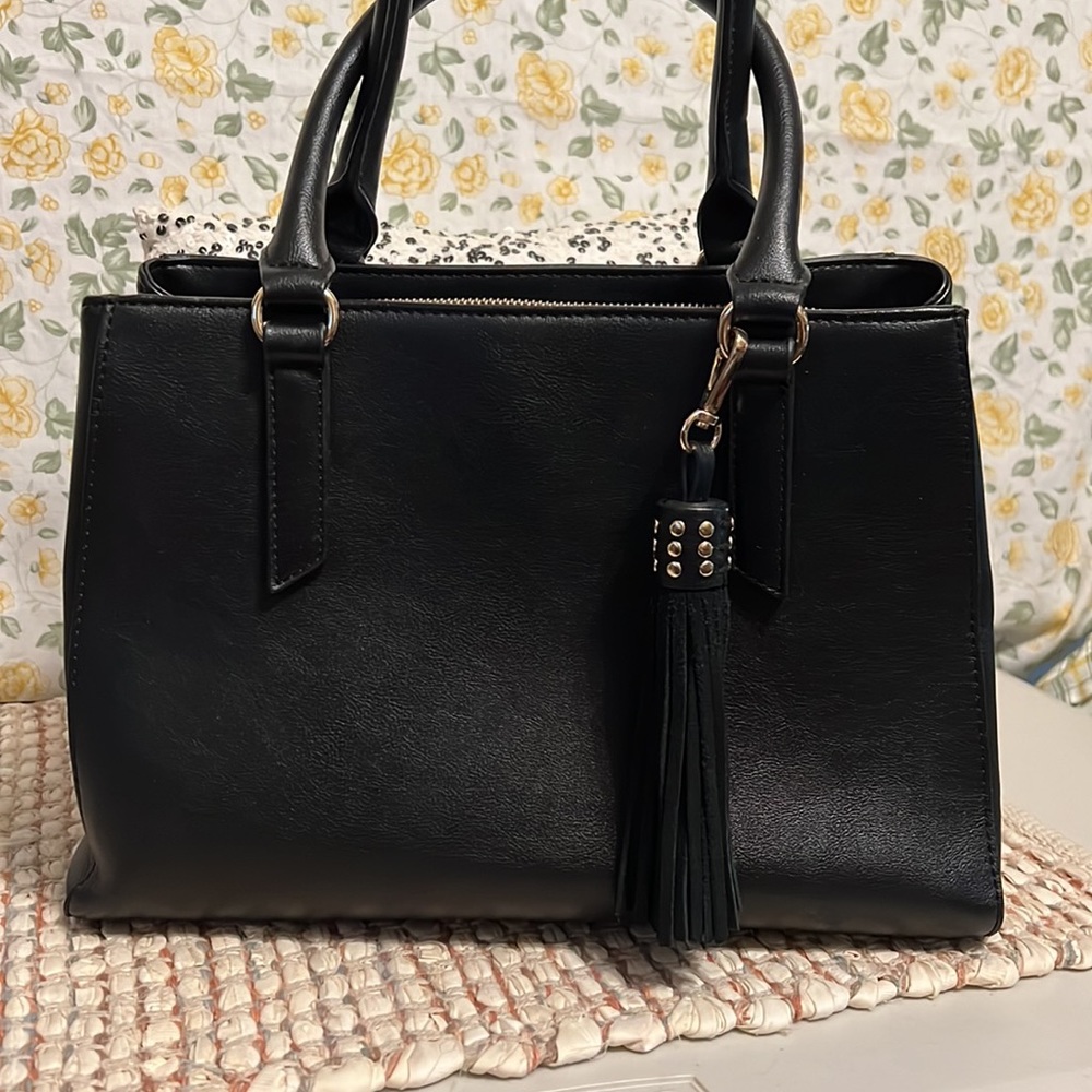 INC…International Concepts Black Tote Bag
